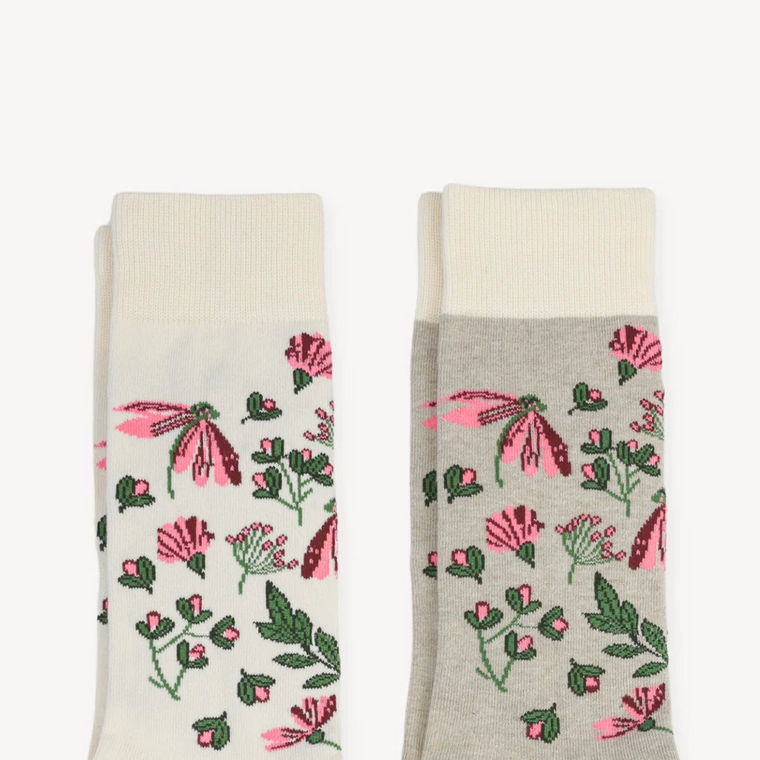 Pokoloko Botanical/Solid Socks Set/2 Wildflower