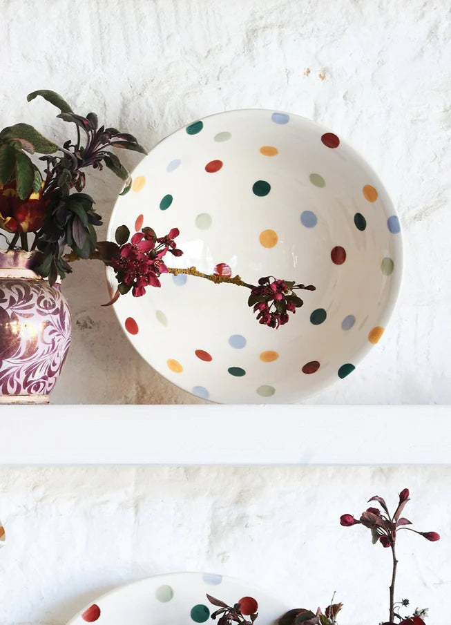 Emma Bridgewater Medium Pasta Bowl - Polka Dots*