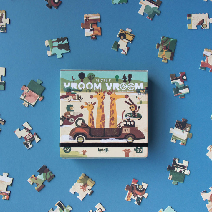 Londji Pocket Puzzle   Vroom Vroom   PZ566U