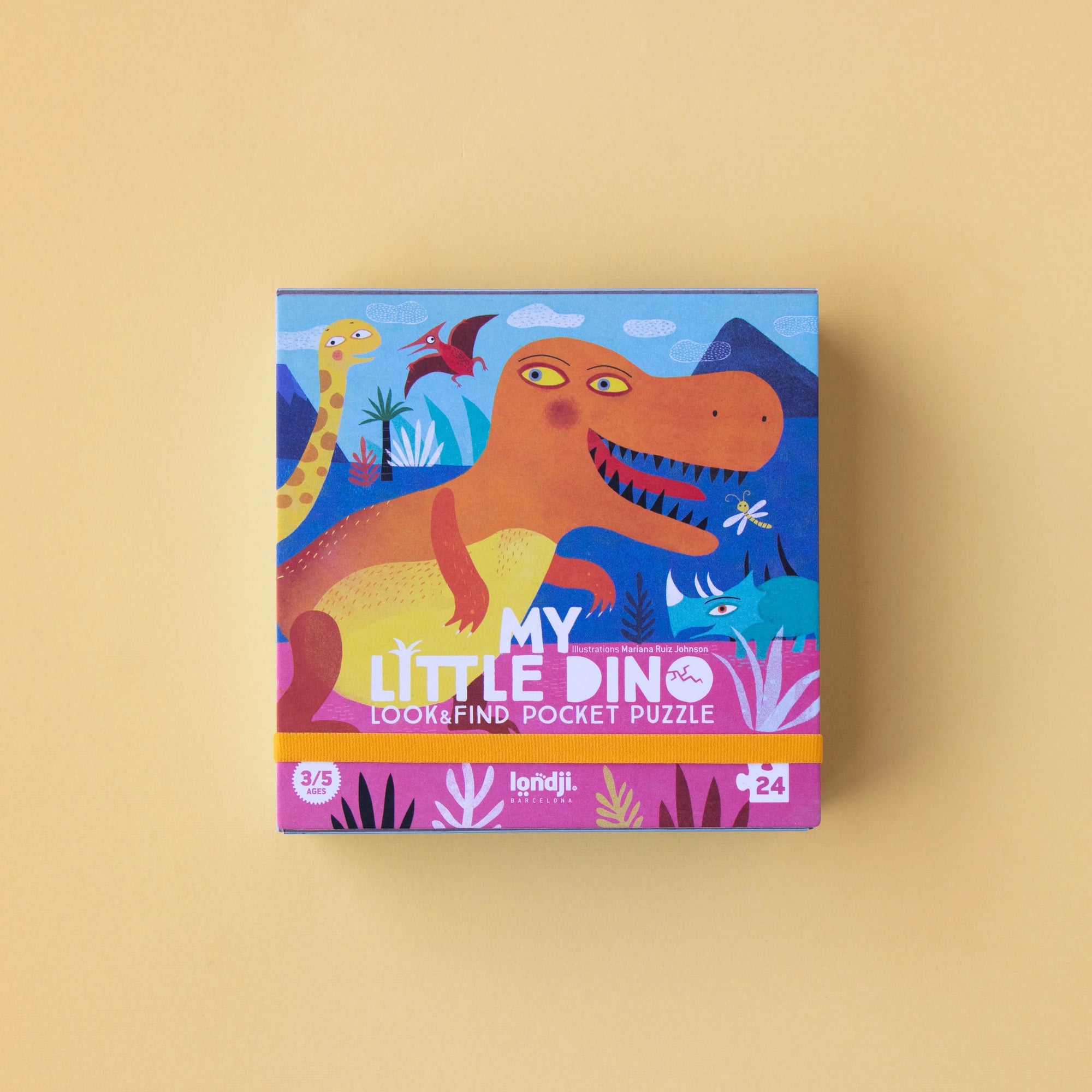 Londji Pocket Puzzle   My Little Dino   PZ573U