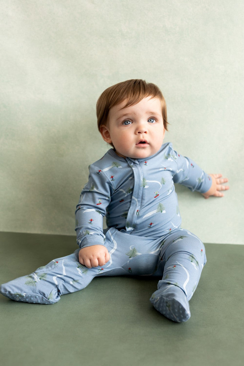 Coccoli Baby Footie   PZM5953-843   Ski Hill Fun **