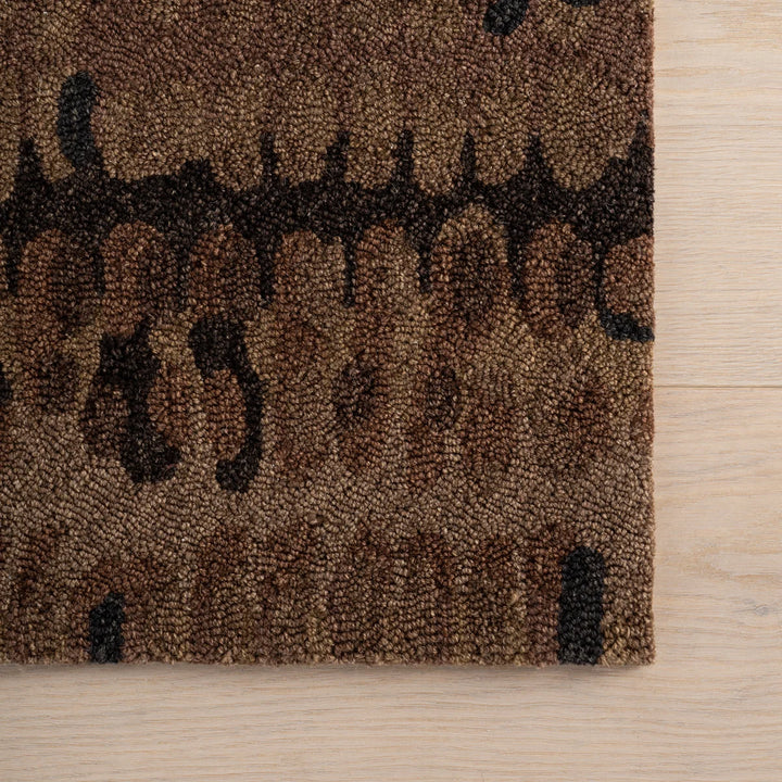 Paint Chip Wool Rug   -   Bark