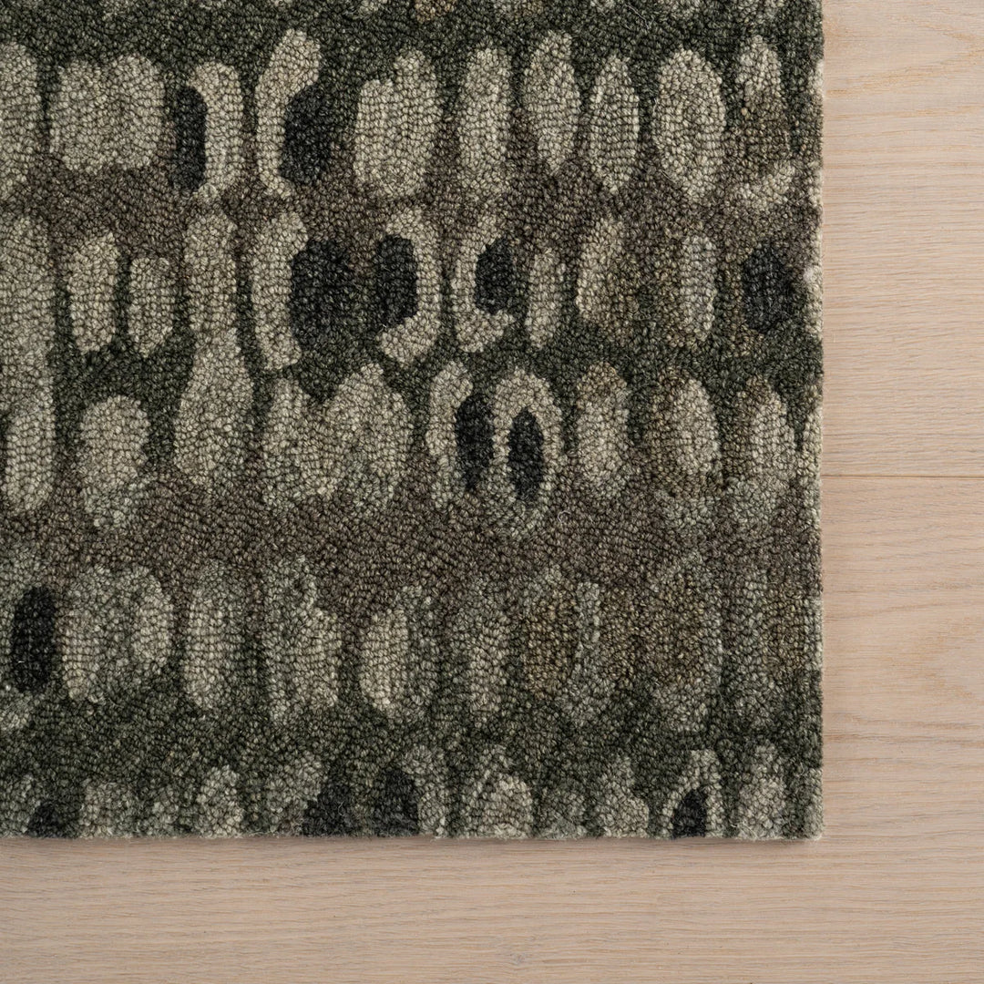 Paint Chip Wool Rug   -   Forest