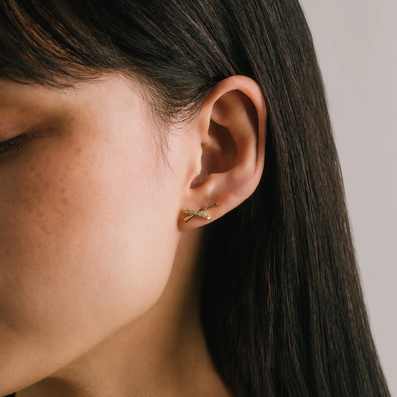 Lover's Tempo Pave X Stud