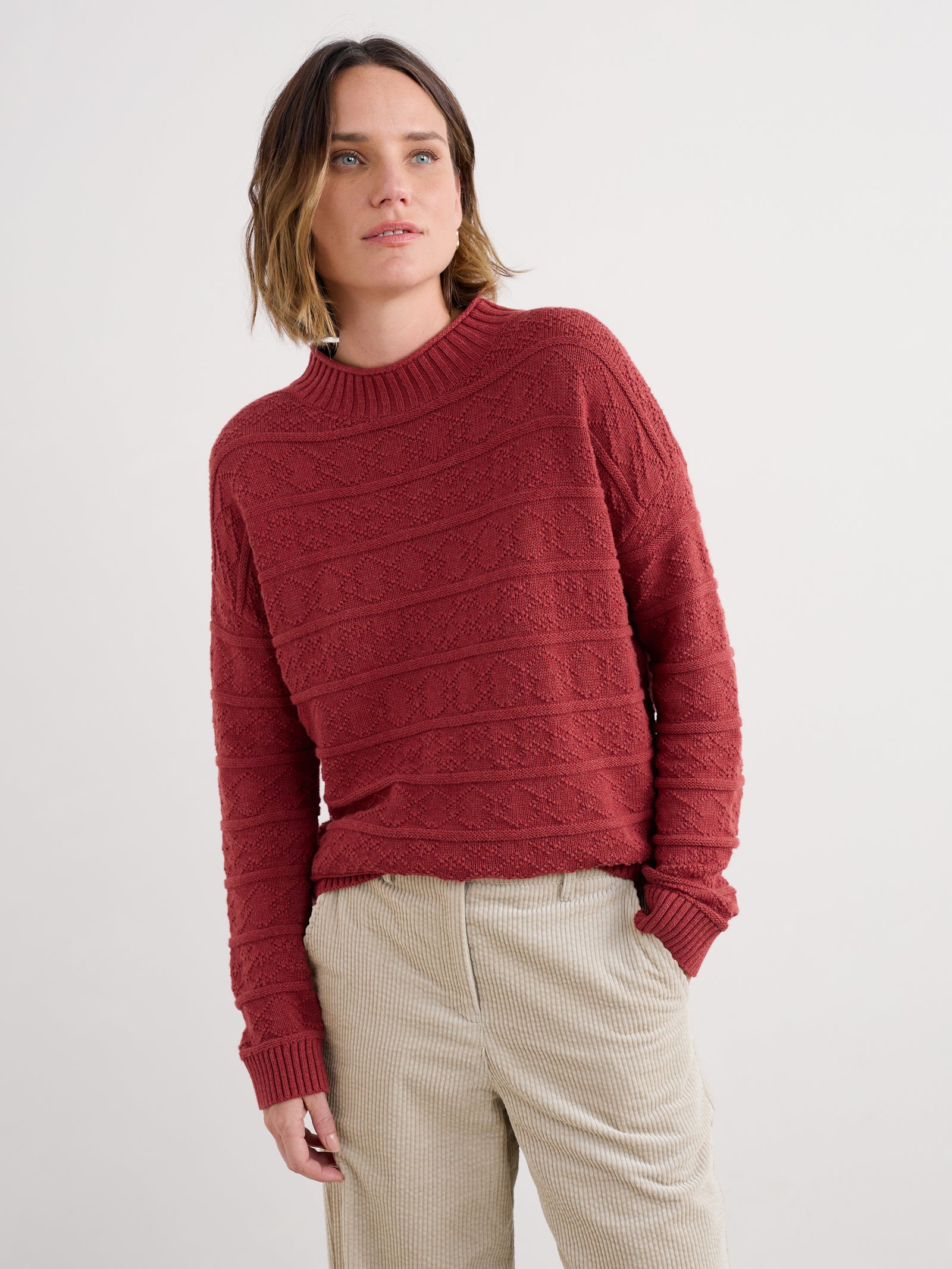 Seasalt Penkestle Pullover - Red Sail
