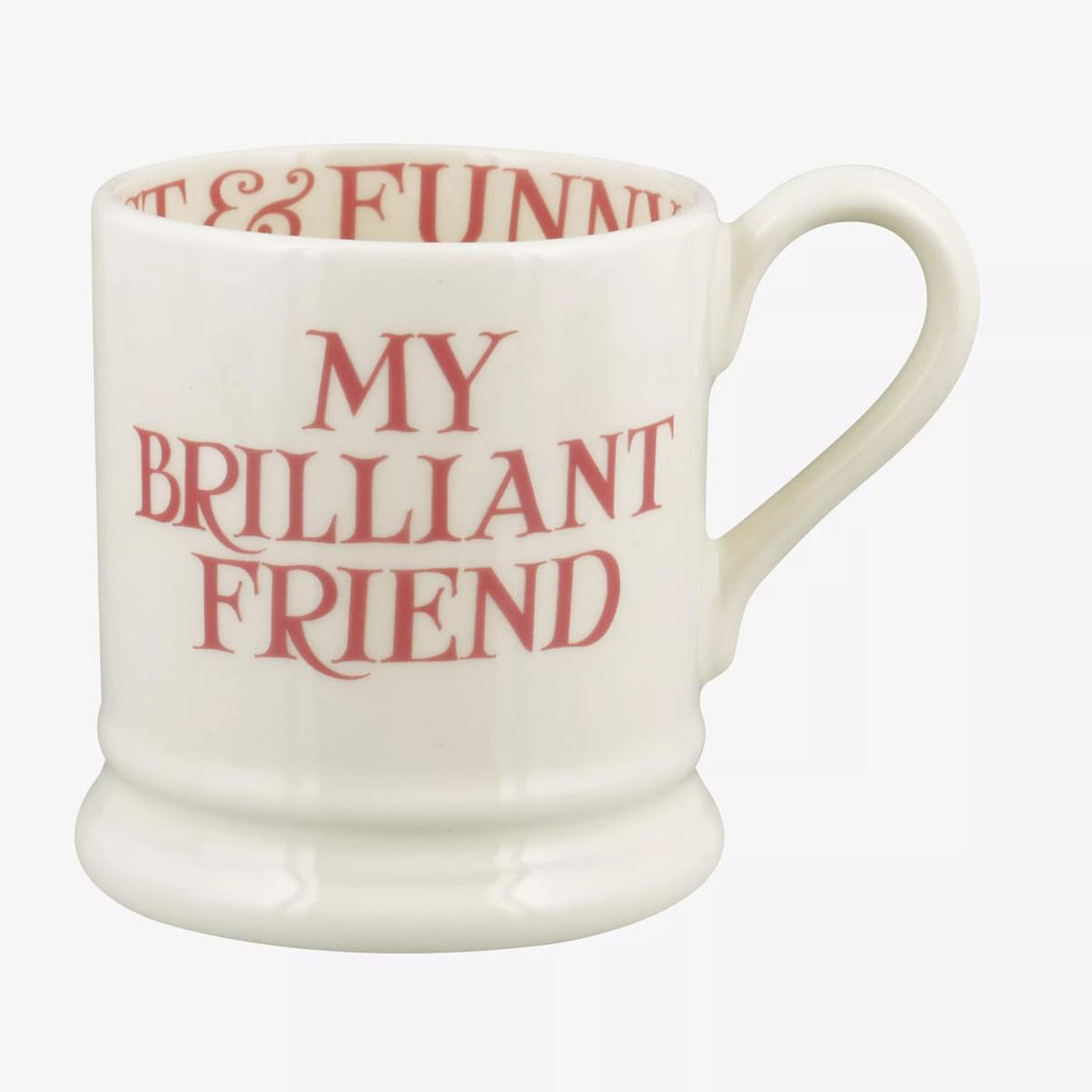 Emma Bridgewater My Brilliant Friend 1/2 pt. Mug*