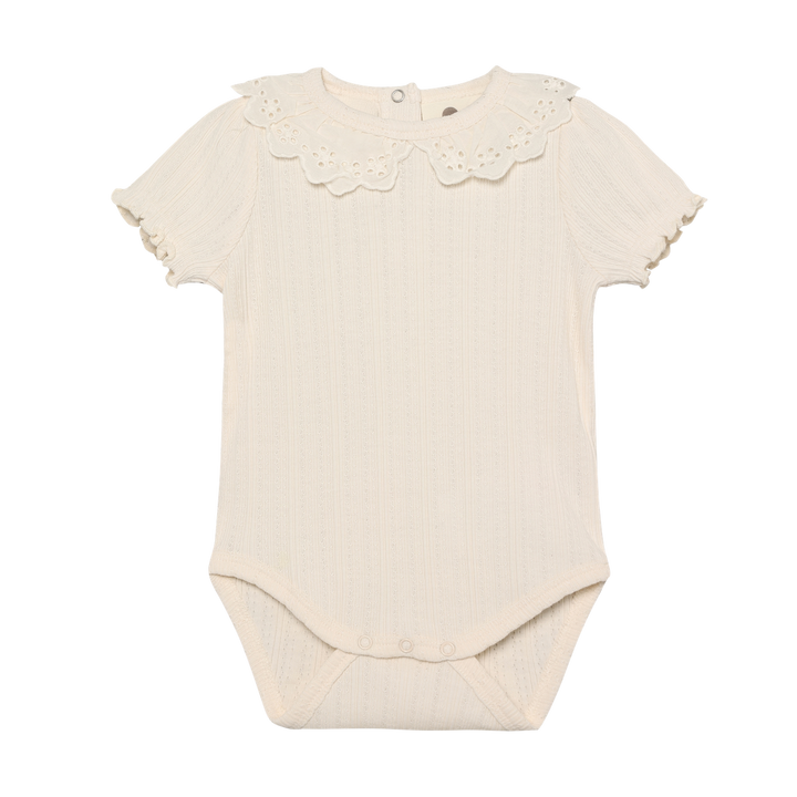 Enfant Baby Girl Pointelle Bodysuit   210391-1701