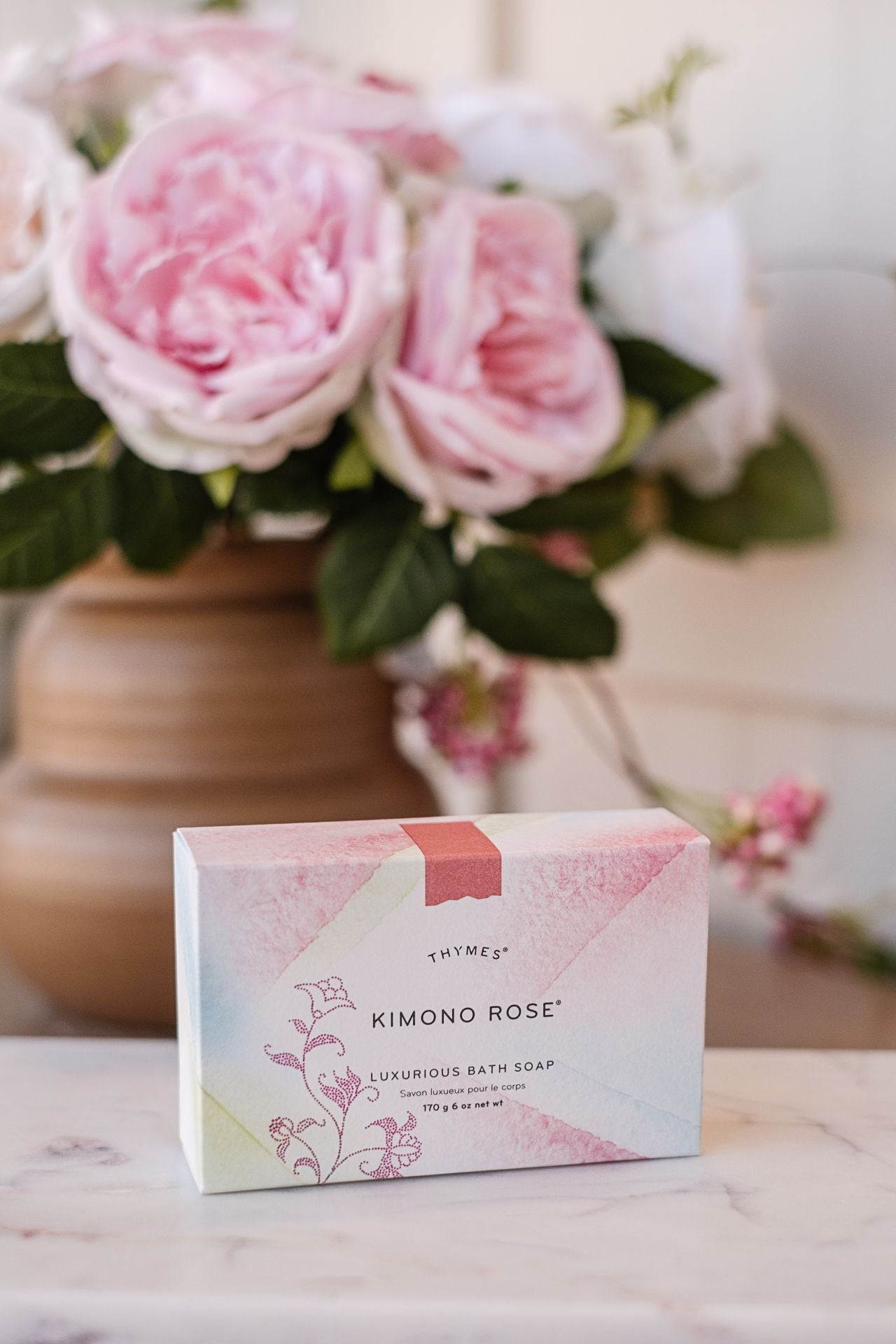 Thymes Kimono Rose Bar Soap