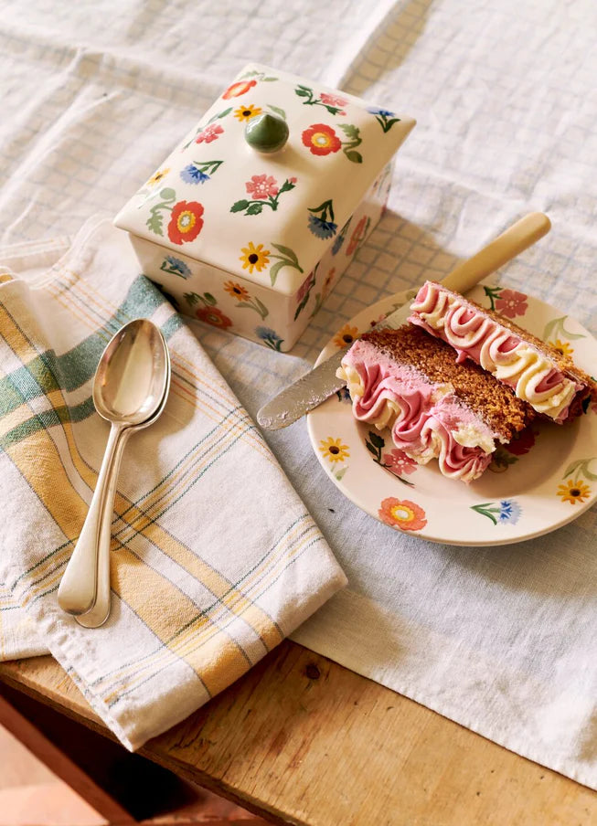 Emma Bridgewater Poppies & Pinks Small Butter Dish