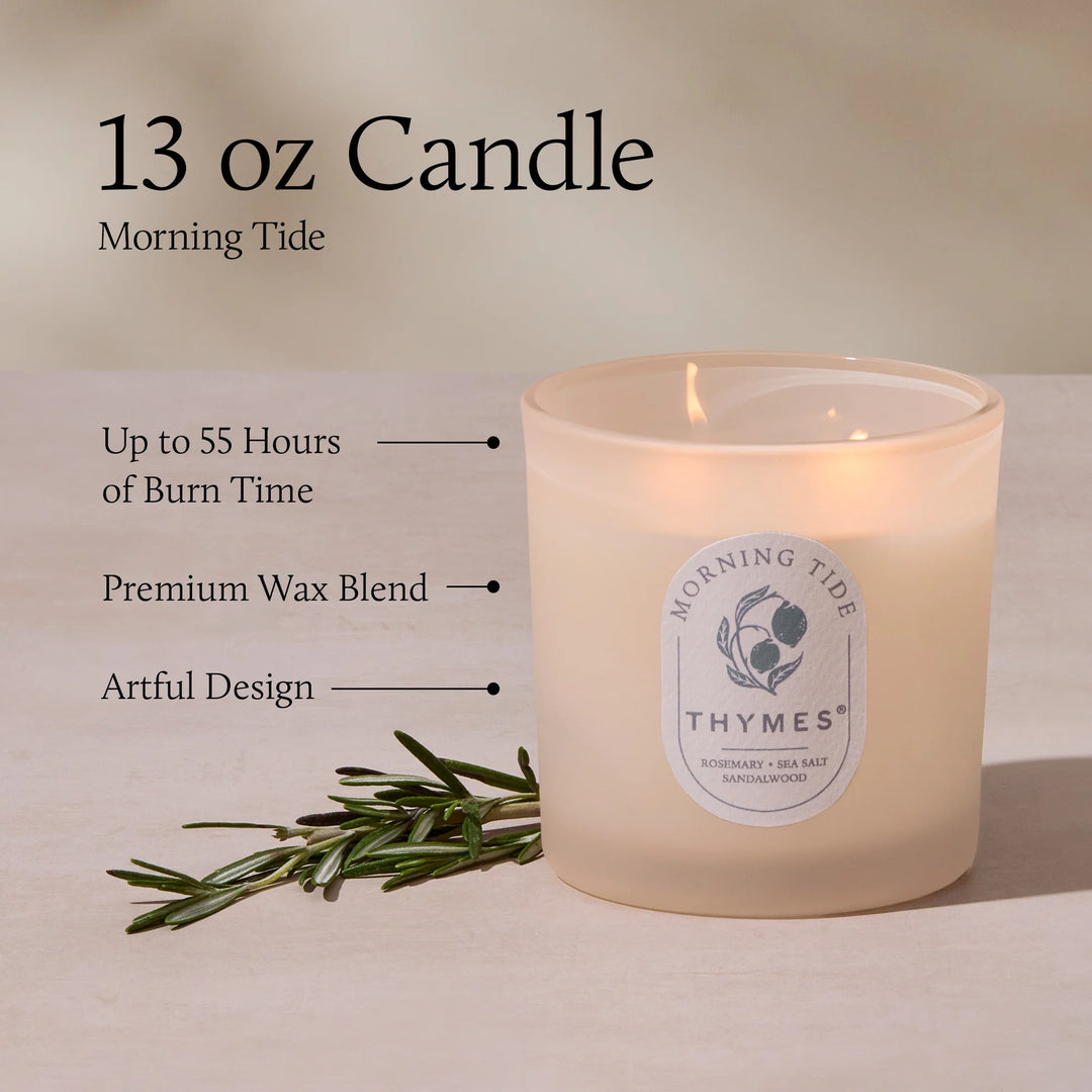 Thymes The Hours Edit 2 Wick Candle  -  Morning Tide