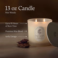 Thymes The Hours Edit Candle  -  Noir Woods