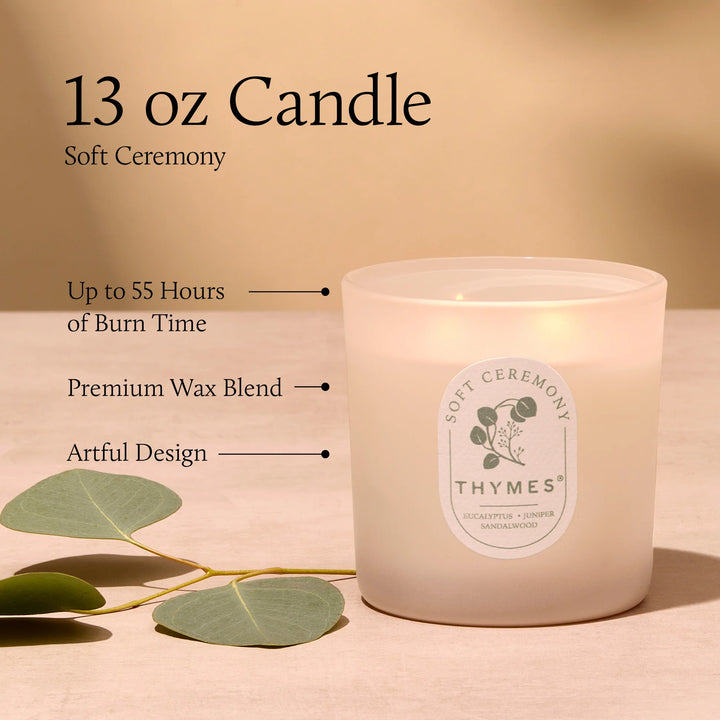 Thymes The Hours Edit Candle  -  Soft Ceremony
