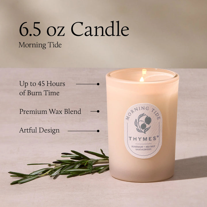 Thymes The Hours Edit Box Candle  -  Morning Tide