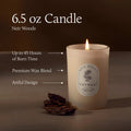 Thymes The Hours Edit Box Candle  -  Noir Woods