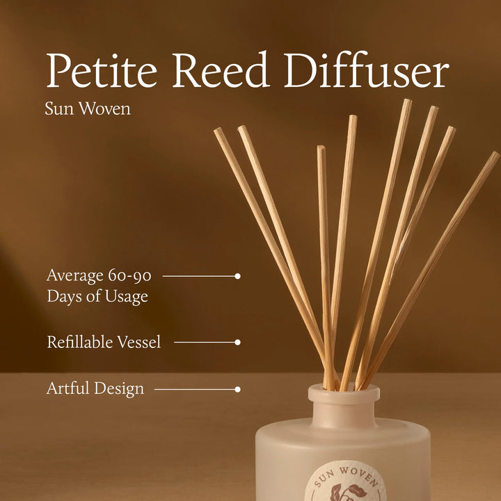 Thymes The Hours Edit Petite Reed Fragrance Diffuser  -  Sun Woven