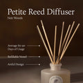 Thymes The Hours Edit Petite Reed Fragrance Diffuser  -  Noir Woods