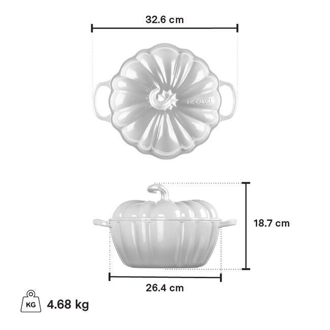 Le Creuset 3.7 L Pumpkin Cocette