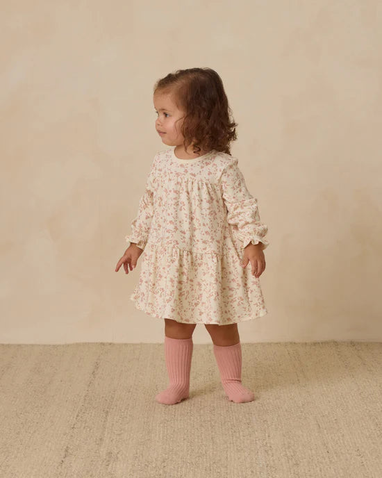 Quincy Mae Baby Girl Tiered Jersey Dress  QM336MNIP  French Garden