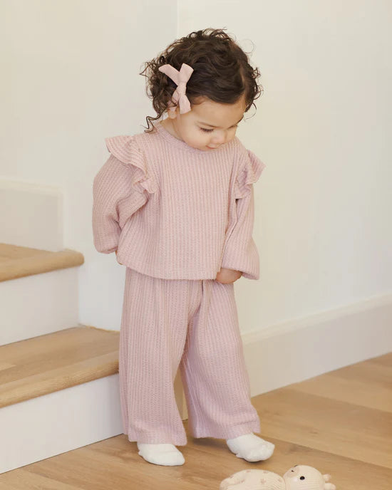 Quincy Mae Ruffle Cosy Set  QM564WMAX   Rose