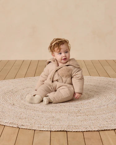 Quincy Mae Shearling Jumpsuit   QM515HNEY   Oat