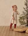 Quincy Mae Baby Girl Alda Dress  QM589ARTX   Holly Berry