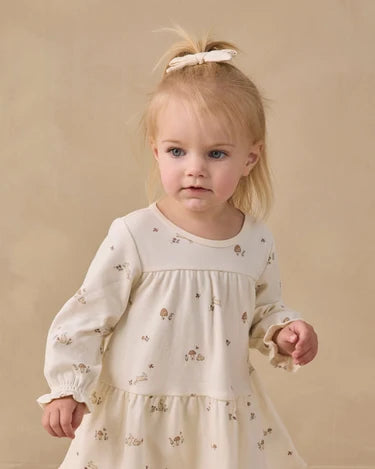 Quincy Mae Baby Girl Tiered Jersey Dress   QM336BNNS   Bunnies