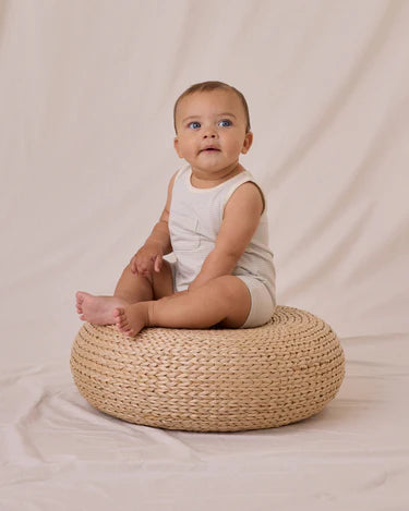 Quincy Mae Baby Sleeveless One Piece    QM536WLKR   Sky Micro Stripe