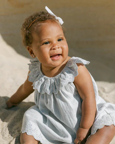 Quincy Mae Baby Girl Isla Dress   QM485WLKR   Sky*