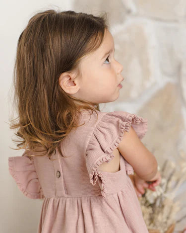 Quincy Mae Baby Girl Daisy Dress   QM484BOON   Mauve