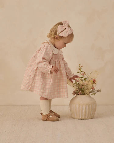 Quincy Mae Baby Girl Callie Dress   QM525KWON   Pink Plaid