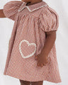 Quincy Mae Coraline Dress   QM602EMLW   Red Gingham
