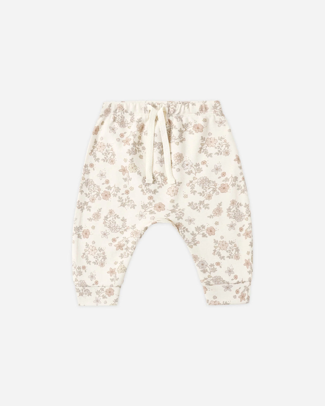 Quincy Mae Baby Girl Drawstring Pant   QM003FLVN   Floral Vine
