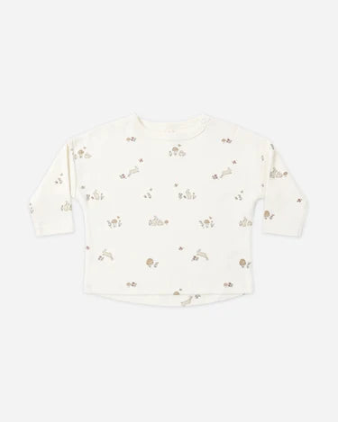 Quincy Mae Baby Girl Long Sleeve Tee   QM005BNNS   Bunnies