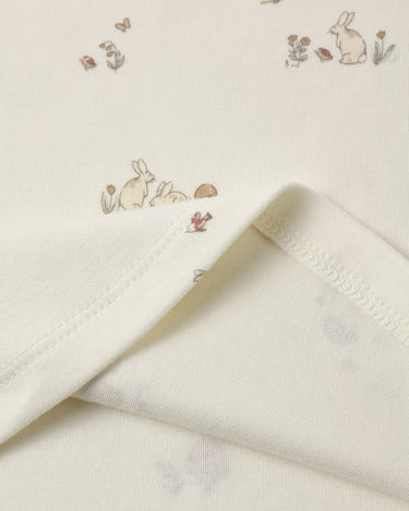 Quincy Mae Baby Girl Long Sleeve Tee   QM005BNNS   Bunnies