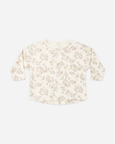 Quincy Mae Baby Girl Long Sleeve Tee   QM005FLVN   Floral Vine