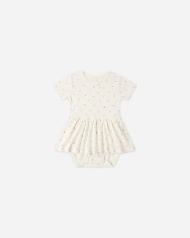 Quincy Mae Pointelle Skirted Bodysuit   QM029LOCK   Petit Fleur