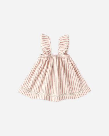 Quincy Mae Baby Girl Ruffle Tank Dress  QM044STNL   Vintage Stripe