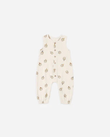 Quincy Mae Baby Woven Jumpsuit   QM047FILP   Party Bears