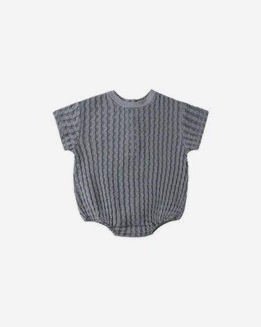 Quincy Mae Baby Relaxed Bubble Romper   QM315MAMU   Ocean