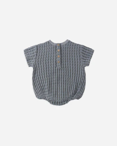 Quincy Mae Baby Relaxed Bubble Romper   QM315MAMU   Ocean