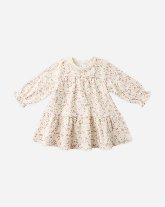 Quincy Mae Baby Girl Tiered Jersey Dress  QM336MNIP  French Garden