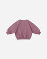 Quincy Mae Baby Girl Pocket Sweatshirt   QM338HAWA   Mulberry