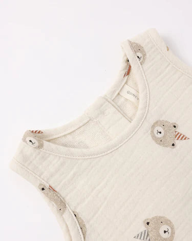 Quincy Mae Baby Woven Tank Set   QM478FILP   Party Bears