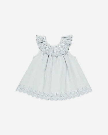 Quincy Mae Baby Girl Isla Dress   QM485WLKR   Sky*