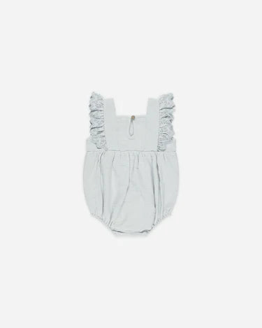 Quincy Mae Baby Naomi Romper   QM488WLKR   Sky