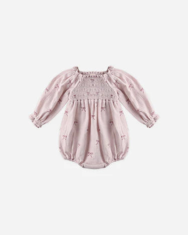 Quincy Mae Baby Girl Eden Romper   QM495STIL   Bows