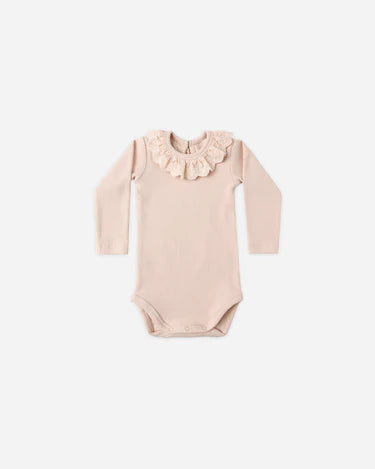 Quincy Mae Ruffle Collar Bodysuit   QM510BDSB   Antique