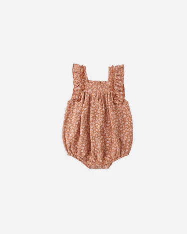 Quincy Mae Baby Girl Maya Romper   QM541HALP    Poppy Floral