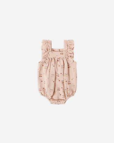 Quincy Mae Baby Girl Maya Romper   QM541JANL   Cherries