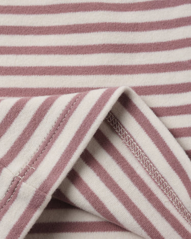Quincy Mae Baby Girl Ruffle Cozy Set    QM564FETC   Mulberry Stripe